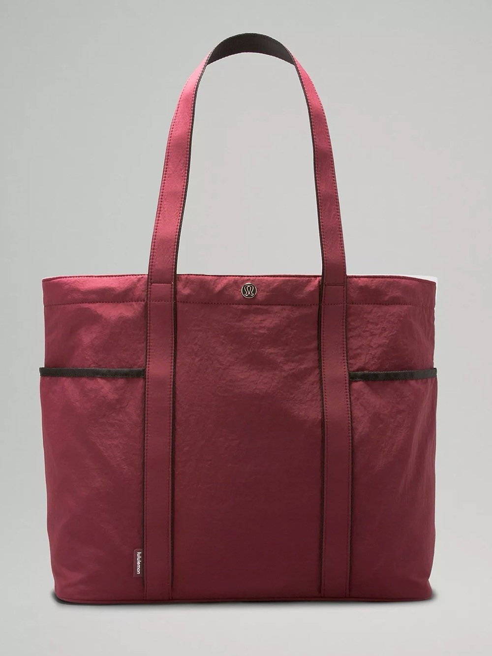 Lululemon Burgundy Tote Bag